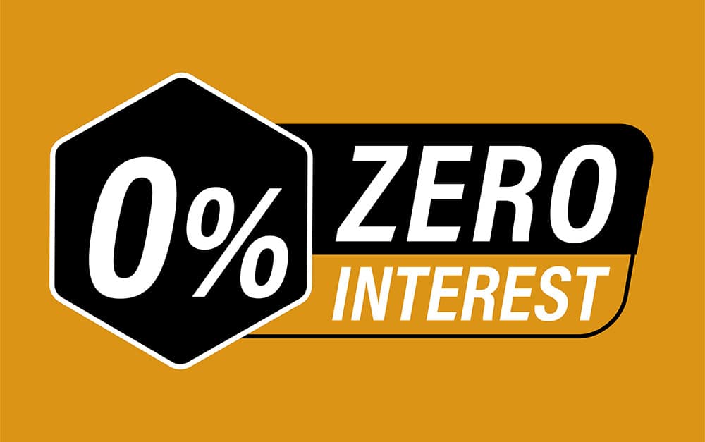 0% Financing Available